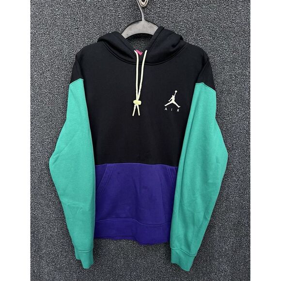 Jordan Other - Nike Air Jordan Hoodie Mens Small Multicolor Colorblock Fleece Pullover